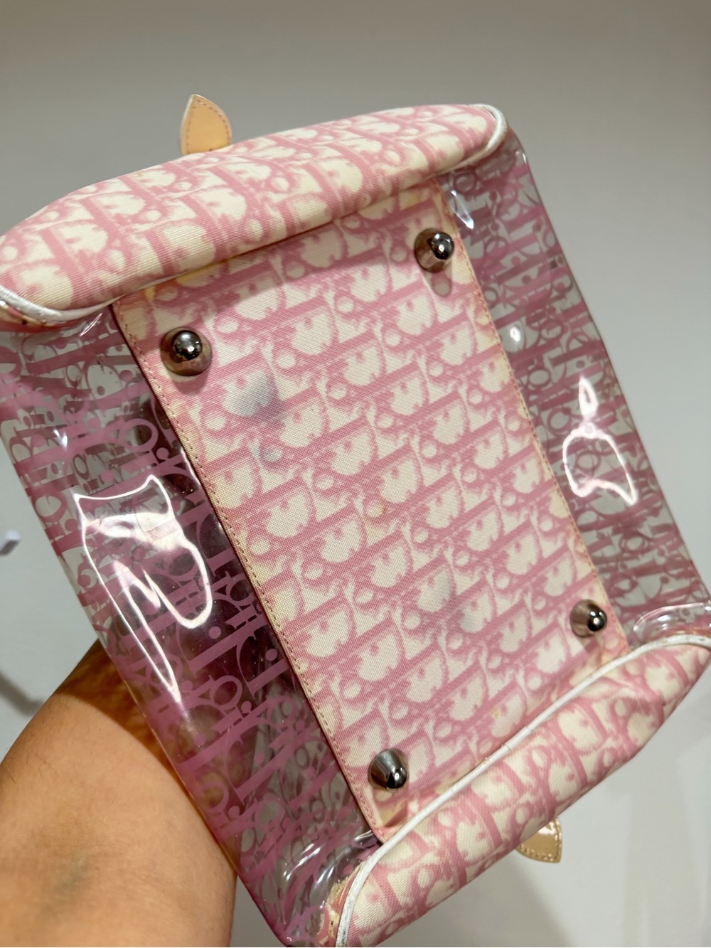 Dior Diorissimo Girly Pink Rain Bowler Bag - Picture 8 of 15